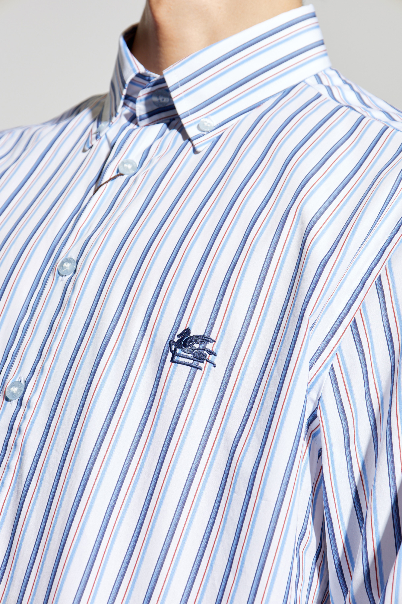 Blue Striped Shirt Etro - Vitkac Italy